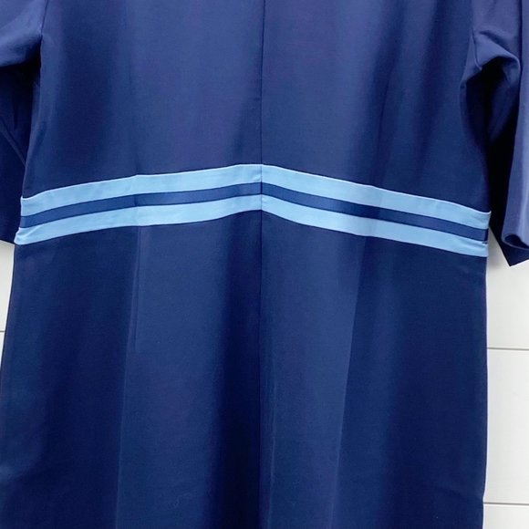 Draper James Persley Ponte Dress Nassau Navy Plus Size 2X NEW - Picture 6 of 12